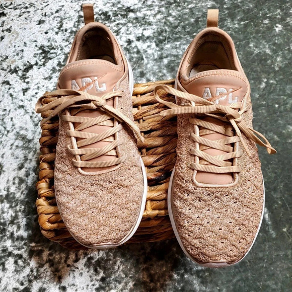 APL TechLoom Phantom Pink Knit Women's Shoes Size: 8 - Picture 1 of 12